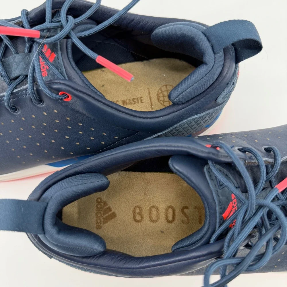 Adidas Golf Shoes Mens 9 Navy Blue Adicross Retro Spikeless GV9669 Boost Casual
